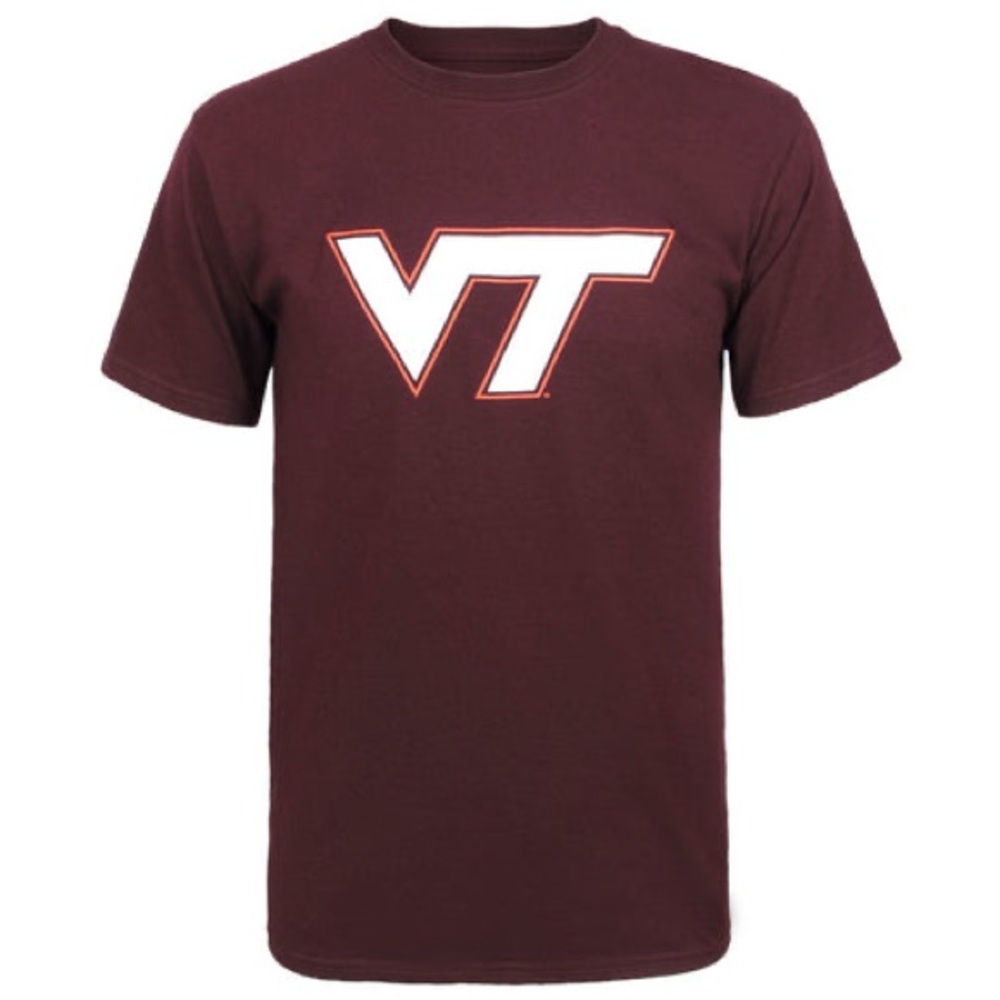 Champion Virginia Tech Logo Tee in Maroon!